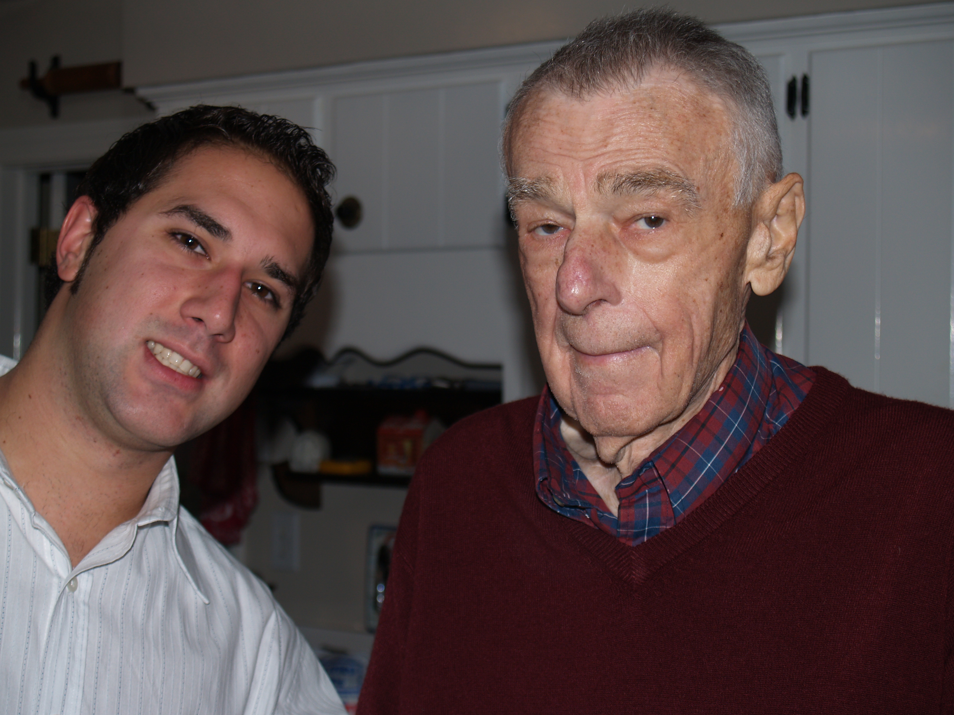 The youngest Frank w/ his grandfather!